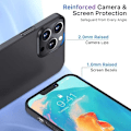 Miniatyrbild 4 av 7: iPhone 14 Pro Max Ultratunt Mattsvart Skal Basic V2 Rosenguld