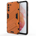 Pikkukuva 7 / 9: Samsung S21 Iskunkestävä kotelo jalustalla ThinArmor V2 Orange