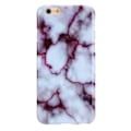 Miniatyrbillede 7 af 11: iPhone SE (2020) Marble Shell Slimfit 3D-design Red Variant 1