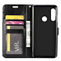 Miniatyrbillede 1 af 3: Motorola G8 Plus Pung Etui PU Læder 4 RUMM Black
