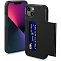 Pikkukuva 1 / 6: iPhone 13 iskunkestävä kotelo korttipaikalla Black