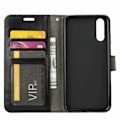 Miniatyrbillede 1 af 3: Huawei P20 Pro Pung Etui PU Læder 4 RUMMET Black