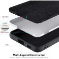 Miniatyrbillede 4 af 6: Samsung S22 Ultratunn Mjukt Gummibelagd Mattsvart Skal Black