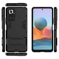 Pikkukuva 7 / 7: Xiaomi Redmi Note 10 Pro iskunkestävä kotelo jalustalla ThinArmor Black