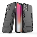 Miniatyrbild 1 av 6: iPhone 12 Mini Stöttåligt Skal med Kickstand ThinArmor Svart