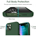 Pikkukuva 4 / 8: Kuminen iskunkestävä kotelo iPhone 15 Plus- vihreä