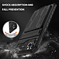 Miniatyrbillede 5 af 9: iPhone 11 Pro Max Slagfast Shell Kickstand & kortrum ThinArmor V3 Black
