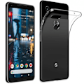 Miniatyrbillede 1 af 3: Google Pixel 3 XL stødabsorberende silikonecover Enkelt Transparent
