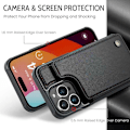 Miniatyrbillede 2 af 9: CaseMe Shockproof Cover Kortholder Stander 4-rums iPhone 15 Pro Max Sort
