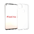 Miniatyrbillede 2 af 5: Google Pixel 4a 4G/LTE stødabsorberende blødt etui Enkelt Transparent