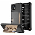 Pikkukuva 1 / 7: Samsung S20 Plus iskunkestävä kotelo Solid V2 -korttipaikalla Black