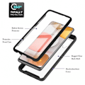 Miniatyrbillede 3 af 5: Motorola Moto G9 Play Full Coverage Premium 3D Case ThreeSixty Transparent