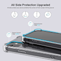 Miniatyrbillede 3 af 6: iPhone 12 Pro Max stødabsorberende silikone Shell Shockr Transparent