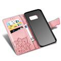 Pikkukuva 6 / 8: Samsung S8 Wallet Case PU-nahkainen 4-POCKET Motif Butterfly Rosenguld