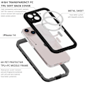 Pikkukuva 4 / 11: iPhone 14 Max Täysi peittävä vedenpitävä Premium Shell - 2m Transparent