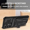 Miniatyrbillede 7 af 9: Samsung A32 4G stødsikkert cover Kickstand & kortrum ThinArmor V3 Black