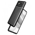 Miniatyrbillede 2 af 8: Xiaomi Poco X3 NFC stødsikkert slankt cover FullCarbon V4 Black