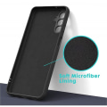Pikkukuva 3 / 5: Samsung A14 5G/4G ultraohut pehmeä kuminen mattamusta kansi Black