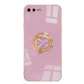 Miniatyrbillede 1 af 7: iPhone 7 Plus / 8 Plus Elegant & stødsikkert cover med ringholder fejlfri Svart