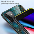 Pikkukuva 4 / 4: Samsung A72 5G Marble Shell 9H Karkaistu lasi Takaosa Vihreä Marble Glassback V2 Green