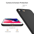 Pikkukuva 5 / 6: iPhone 7 Plus Ultra Thin Matte Black Cover Basic V2 Black