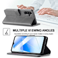 Pikkukuva 6 / 7: LC.IMEEKE lompakkokotelo Samsung A55 5G - Harmaa Grey