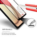 Miniatyrbillede 4 af 5: 2-PACK Samsung A03s Hærdet glas 0,26mm 9H Fullframe Transparent