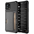 Pikkukuva 7 / 7: Samsung S20 Plus iskunkestävä kotelo Solid V2 -korttipaikalla Black
