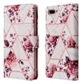 Pikkukuva 2 / 7: iPhone 7 Plus / 8 Plus Trendikäs lompakkokotelo Sparkle 4-FACK Pink
