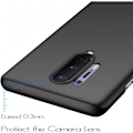 Pikkukuva 3 / 6: OnePlus 8 Pro Ultra-ohut kumipinnoitettu mattamusta Cover Basic V2 Black