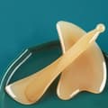 Skrapbräda som horn, speciell för ansiktssticka, multifunktionell massageplatta, hälsa, skönhetsmassageverktyg~03849