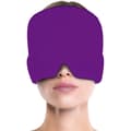 Migränlindring Hatt Huvudvärk Hatt Gel Varm Kall Terapi Is-hatt för Smärtlindring Is-hatt Ögonmask~01794