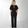 Miniatyrbild 3 av 4: Dam Jumpsuit Casual Vida Ben Dam Kväll Fest Lång Playsuit Black Black 3XL