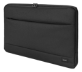 Laptop sleeve, for laptops up to 14", polyester, black