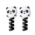 2 stk Spiral USB Lader Datakabelbeskytter Ladeledning Beskyttelse Panda