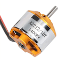 Miniatyrbild 3 av 5: 2-pack 2212 1400Kv/2200Kv borstlös motor med 10T/6T fäste + 30A XT60 ESC för UFO Quadcopter Rc flygplan