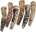 8 Pack Fake Temporary Tattoo Nylon Arm Ärm Sleeve Tatuering