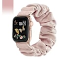 Miniatyrbild 8 av 9: 4 st kompatibla med Apple Watch Band Scrunchie 38mm 40mm 41mm 42mm 44mm 45mm Söt tryckt elastisk Solo Loop Bands Dam armband 38/40/41mm