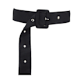 Miniatyrbild 1 av 5: Kvinnor trenchcoat bälte breda applikationer flexibel och justerbar Black pin buckle