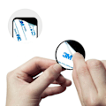 Miniatyrbild 8 av 9: 2-PACK Universal Metallplatta för Magnethållare (32mm) Svart