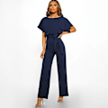 Miniatyrbild 1 av 5: Dam Jumpsuit Casual Vida Ben Dam Kväll Fest Lång Playsuit Navy Blue Navy Blue 3XL