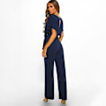 Miniatyrbild 3 av 5: Dam Jumpsuit Casual Vida Ben Dam Kväll Fest Lång Playsuit Navy Blue Navy Blue 3XL
