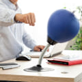Miniatyrbild 2 av 5: Boxboll för Skrivbord Blå