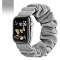 Miniatyrbild 9 av 9: 4 st kompatibla med Apple Watch Band Scrunchie 38mm 40mm 41mm 42mm 44mm 45mm Söt tryckt elastisk solo loop band dam armband 22MM