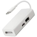 Miniatyrbild 3 av 5: Usb-c Magsafe Adapter 3 i 1 Typ-c till Magsafe 1/2 Converter Adapter för Bärbara datorer Smartphones Black
