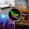 Miniatyrbild 5 av 5: Öltid Neon Skylt Bar Neon Ljusskylt Gul LED Skylt för Väggdekor USB Neon Skylt för Bar Club Ho