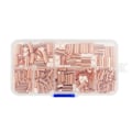 Miniatyrbild 5 av 5: 250 st GT Koppar Anslutningsrör Tråd skarv Liten Koppar Rör Terminal Kabel Lug Bootlace Hylsa Kit Copper