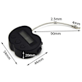 Miniatyrbild 3 av 5: 2x Smart Time Lock LCD-display Time Lock USB-laddningsbar tillfällig timerhänglås reseelektronik