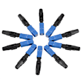 Miniatyrbild 1 av 8: HF 10 st/paket SC/UPC Enläges Fiberoptisk Snabbkoppling Snabbadapter för FTTH/ODF