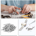 Miniatyrbild 7 av 7: Klockverktyg 148 delar Urmakare verktygssats Högkvalitativt reparationssats Klockreparation verktyg med nylonväska